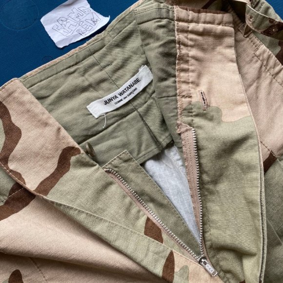 Junya 2006 S/S Ripstop Camo Crop Pants - Picture 3 of 5